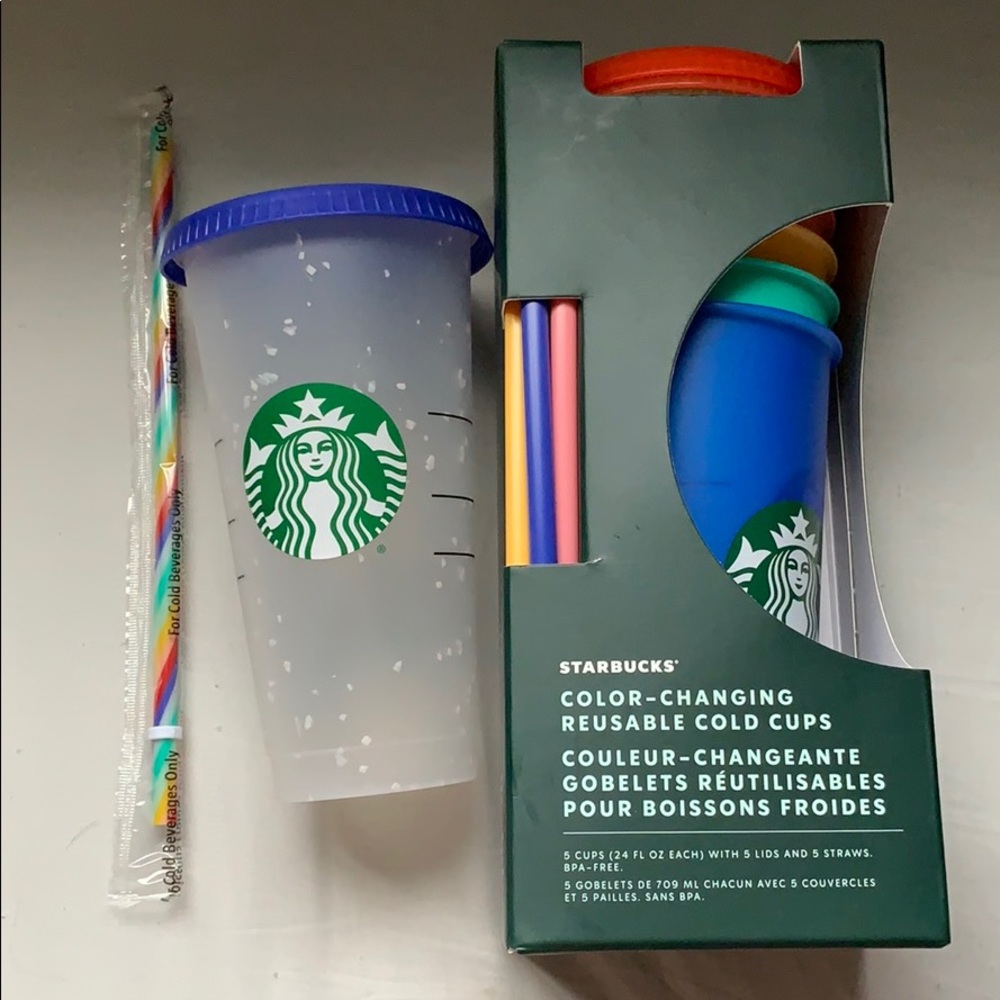 Starbucks Color-Changing Reusable Cold Cups
